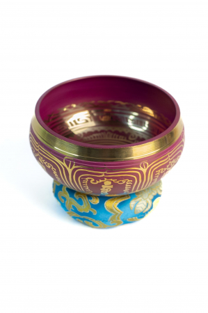 inging Bowl cu simboluri tibetane - Marime Medie 13 cm - Model 20 [2]