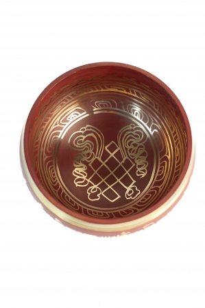 Singing Bowl cu simboluri tibetane - Marime Medie 13 cm - Model 21 [1]