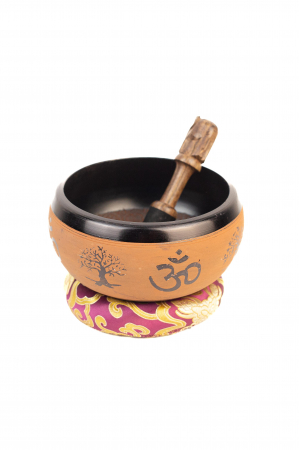 ZEN - Singing Bowl din Pulbere de Pamant - Buddha Om de Lut - 16cm