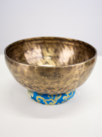 BOLURI TIBETANE - Singing Bowl Tibetan Autentic Forjat manual - Full Moon, 25 cm, 1,907 Kg