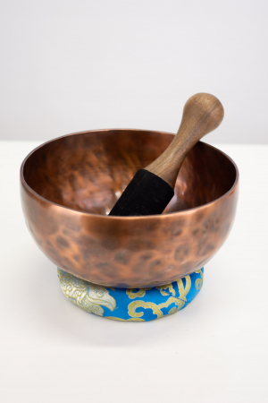 Singing Bowl Tibetan Autentic Forjat manual - Copper Antique 20 cm, 1,091 kg [2]