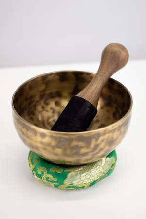 Singing Bowl Tibetan Autentic Forjat manual - Full Moon, 16 cm, 0,813 Kg [3]