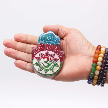 Suport pentru Betisoare din Steatit in forma de Mana - Om [2]