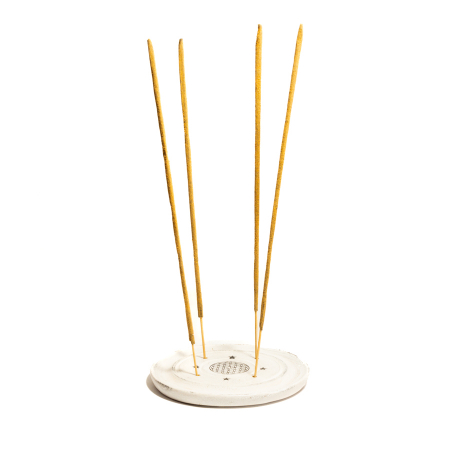 Suport rotund din Lemn de Mango pentru Betisoare si Conuri Parfumate - Endless Knot [1]