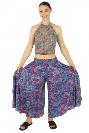 Top din material fluid cu imprimeu floral - Model 14 [2]