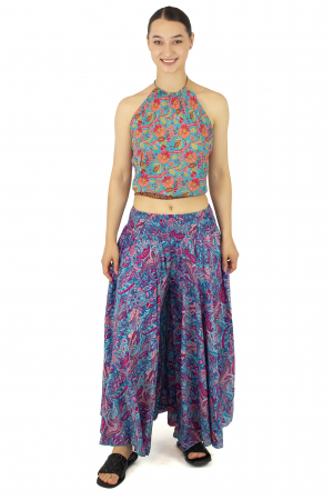 Top din material fluid cu imprimeu floral - Model 14 [1]