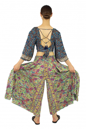 Top din material fluid cu imprimeu floral - Model 9 [3]