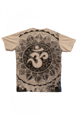 Tricou OM - Psihedelic - Alb - Marime M [1]