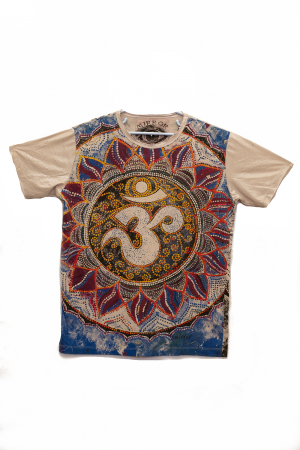 Tricou OM - Psihedelic - Alb - Marime M [0]