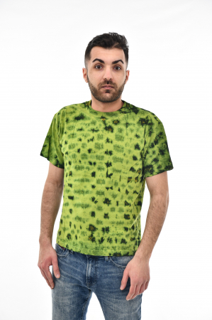 Tricou Tie Dye AllOver Splash - Maro Inchis [0]