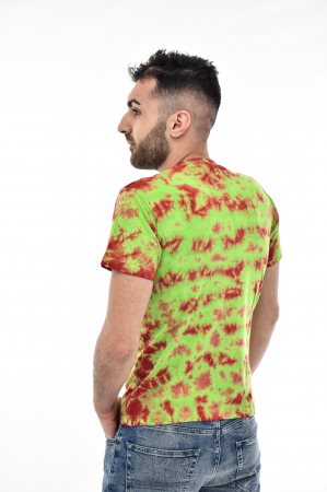 Tricou Tie Dye AllOver Splash - Maro Inchis [3]