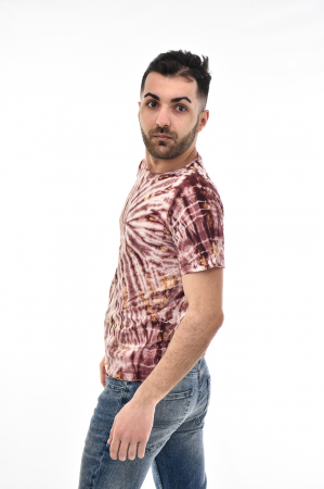 Tricou Tie Dye Circle Splash - Verde Inchis [3]