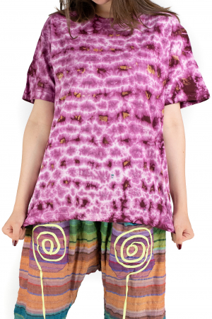 Tricouri - Tricou Tie-Dye - Roz - Model 11