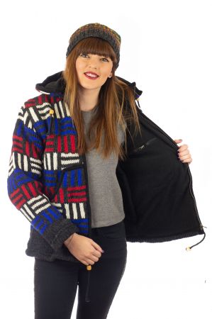 Jacheta de lana - Winter Maze [6]