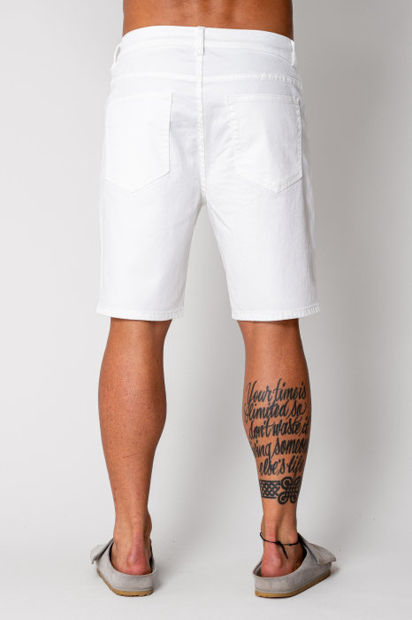 Aqua Dry Short White Cotton Jeans [4]