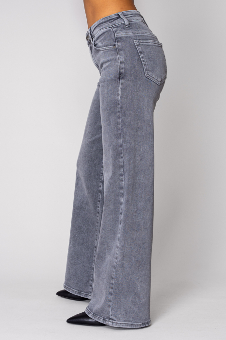 Straight denim jeans Grey Anthracite [2]