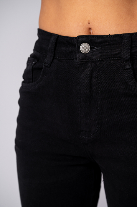 Blugi elastici regular Black [4]