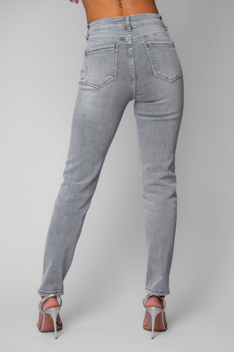 Blugi elastici conici Grey [3]