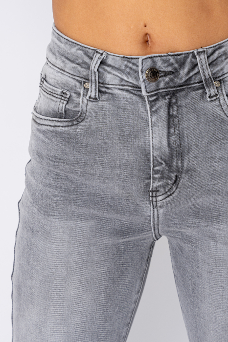 Blugi elastici conici Grey [6]