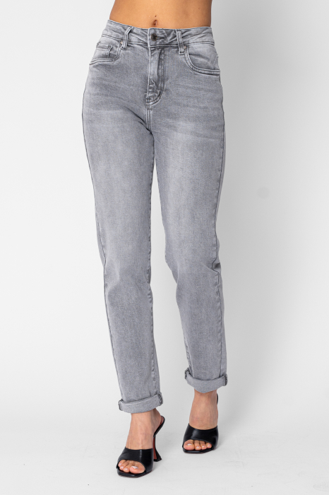 Blugi elastici conici Grey [3]