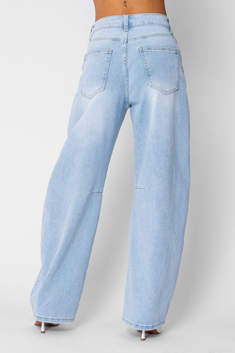 Baggy Light Blue elastic jeans [4]