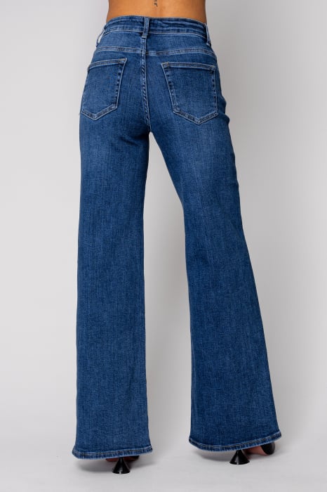 Blugi elastici din denim Blue [4]