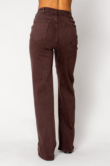 Blugi lungi regular din denim Brown [3]