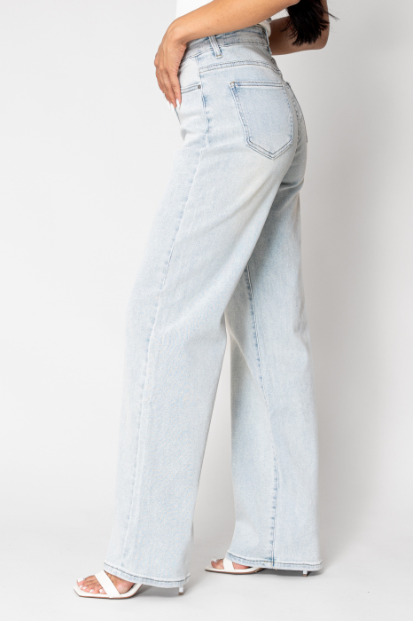 Light Blue stretch denim jeans [8]