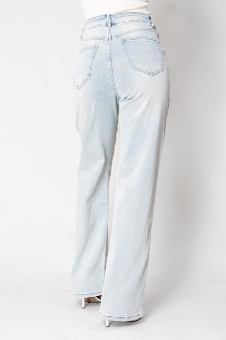 Light Blue stretch denim jeans [9]