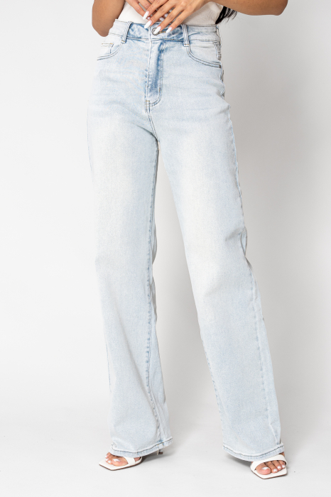 Light Blue stretch denim jeans [6]