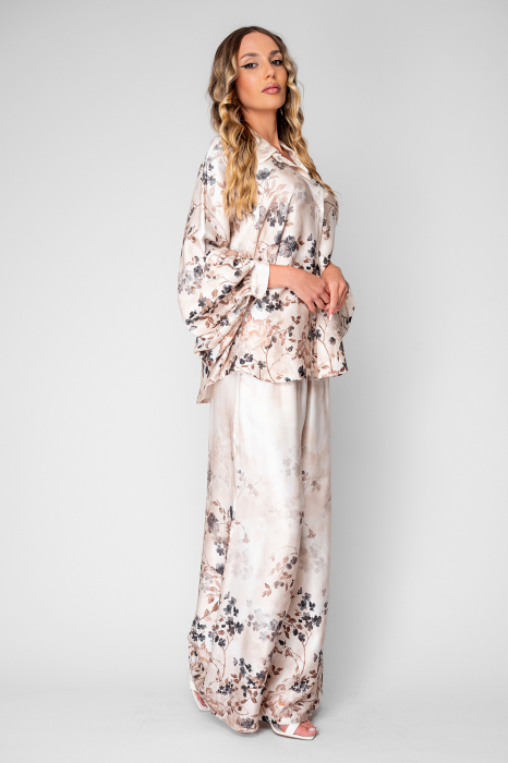 Set Camasa si Pantalon lung Beige [3]