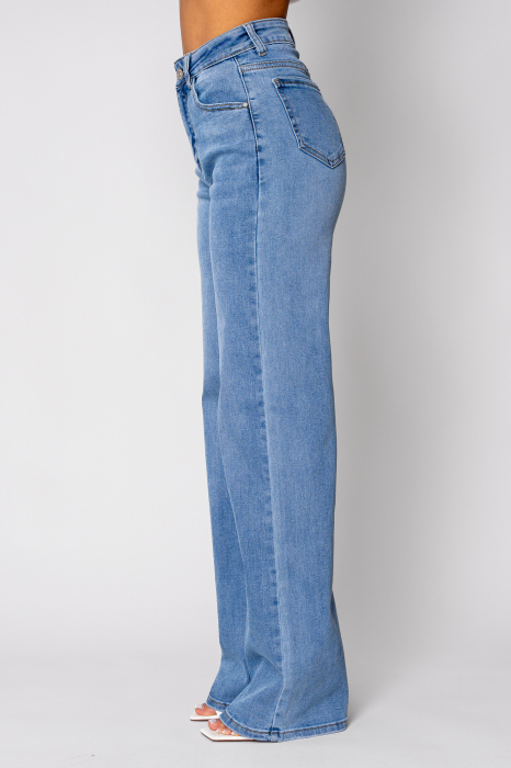 Blugi elastici largi Blue [2]