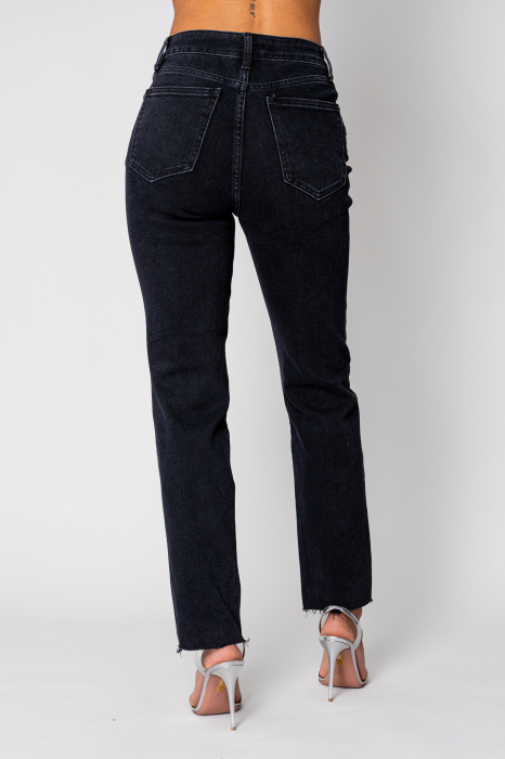 Blugi elastici conici Black [3]