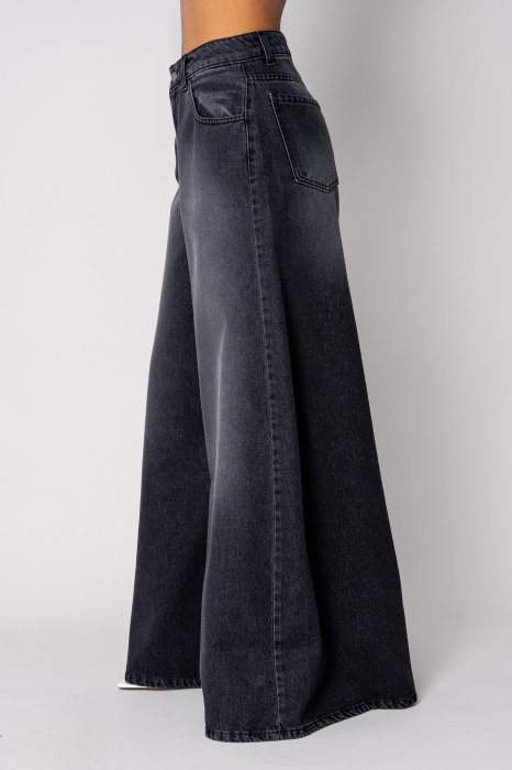 Blugi foarte largi Dark Grey [2]