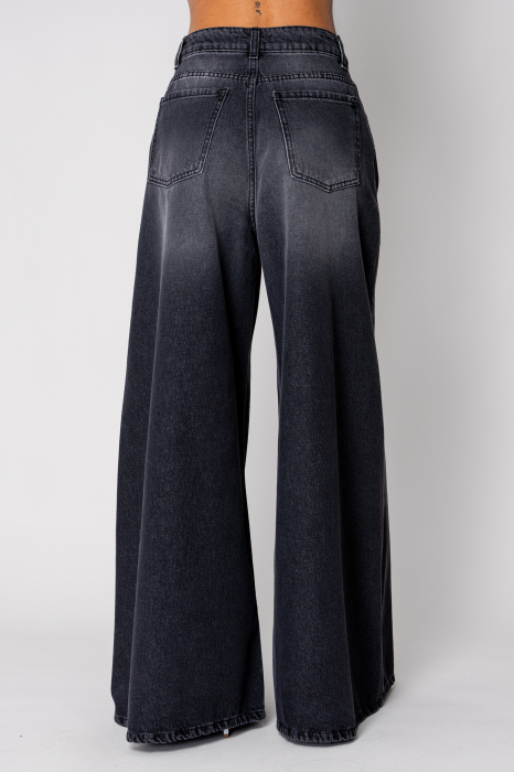 Blugi foarte largi Dark Grey [3]