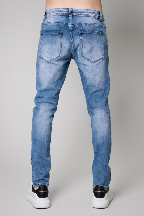 Blugi Lungi din denim elastic Blue [3]