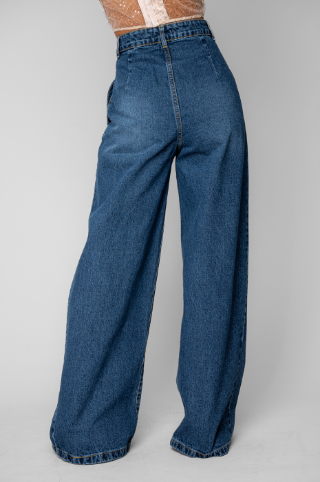 Dark Blue Long Jeans [4]