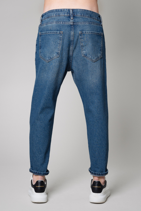 Blugi Lungi rupti Dark Blue [3]