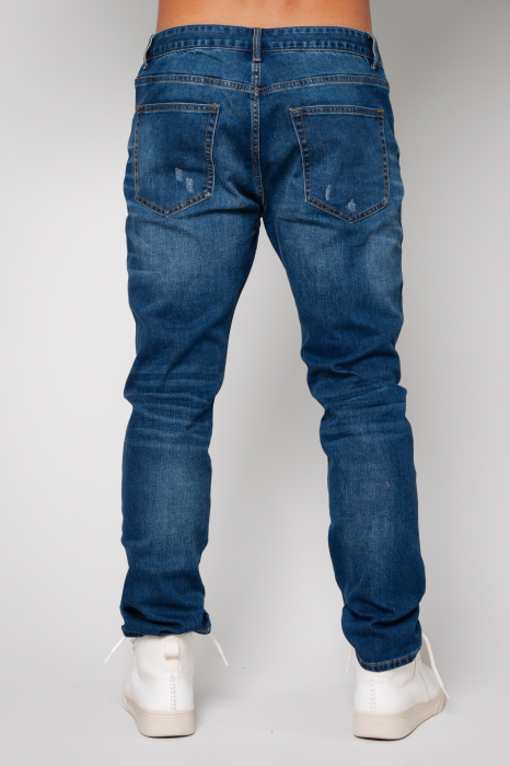 Long denim jeans Dark Blue [3]