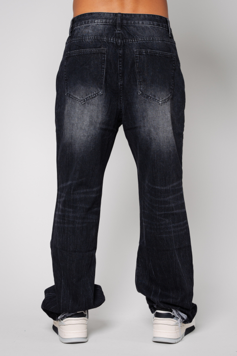 Black long denim jeans [3]