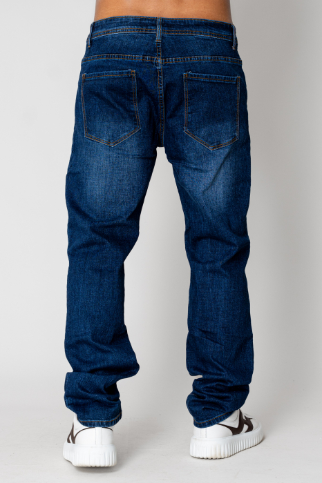 Long denim jeans Regular Dark Blue II [3]