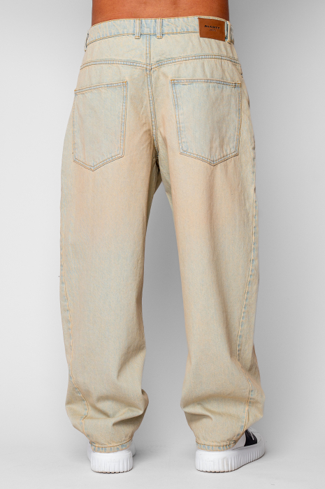 Pre-Washed Blue Long Jeans [3]