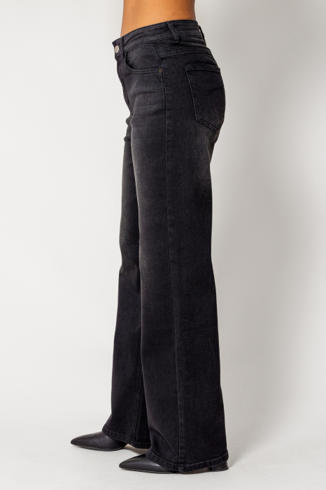 Regular long denim jeans Black [2]