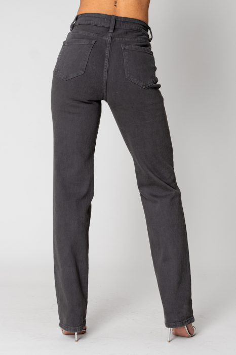 Regular long jeans in Gray Anthracite denim [4]