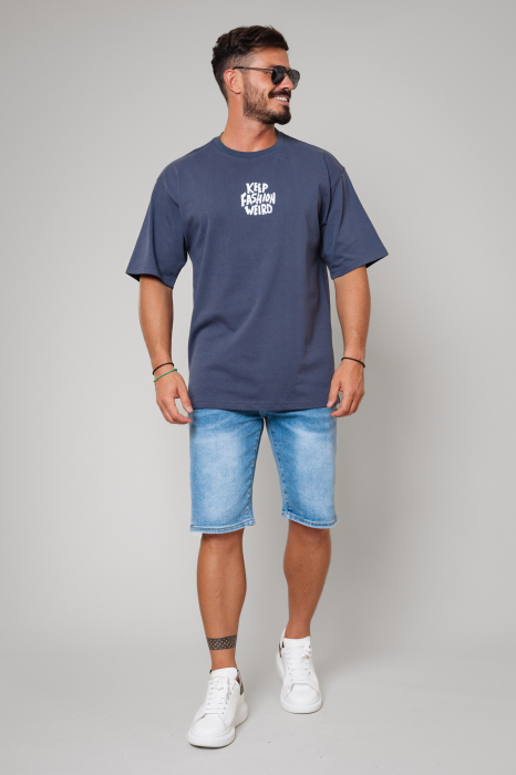 Blugi scurti Light Blue [4]