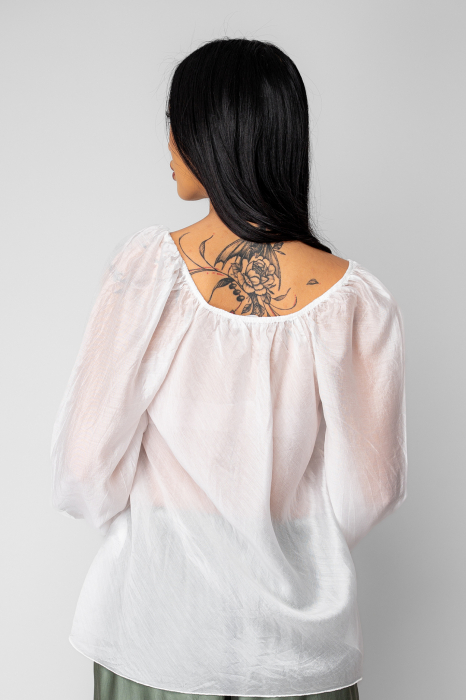 Women's blouse with ruffles White [3]