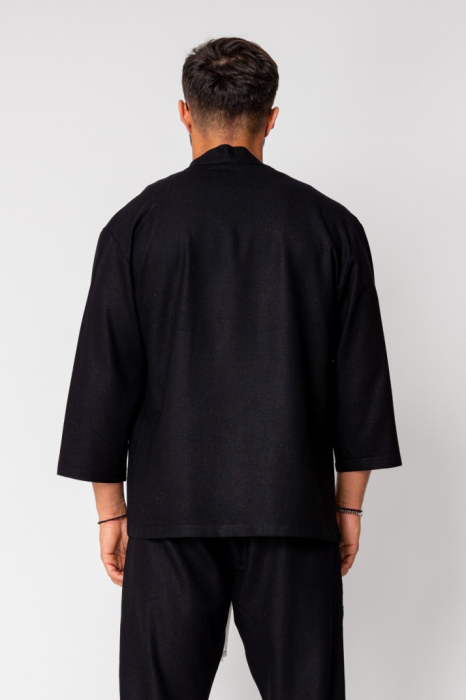 Bluza Tulum Jacheta tip kimono Black [4]