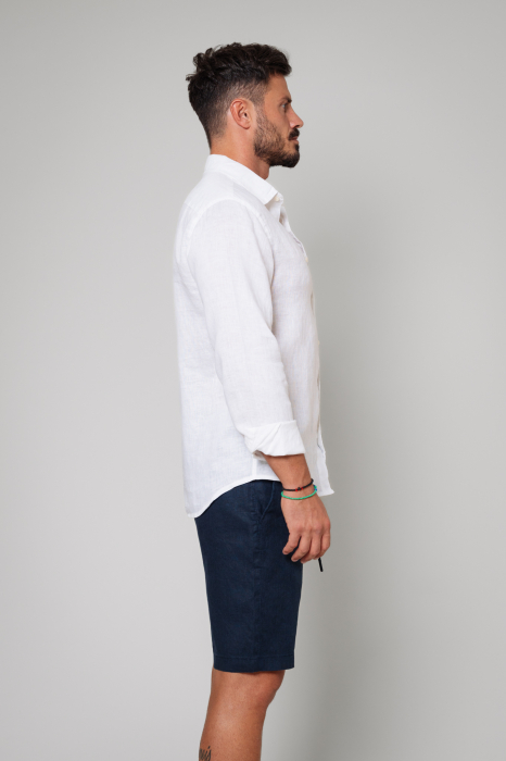Camasa dIn 100% In White New [2]