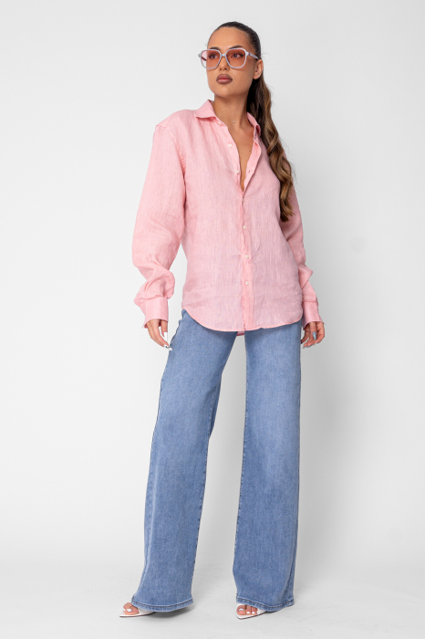 Camasa Boyfriend dIn 100% In Rose [7]