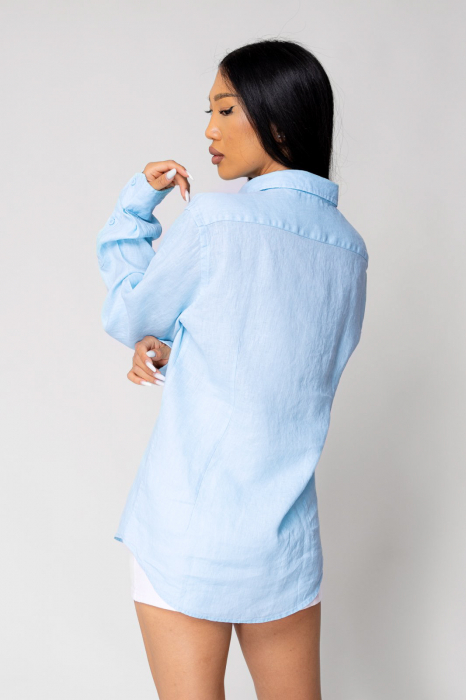 Camasa Boyfriend dIn 100% In Blue [2]